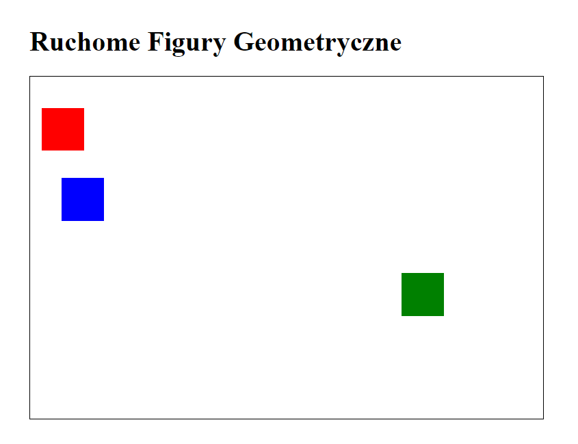 ruchome figury geometryczne na stronę