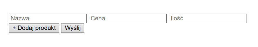 formularz z tablicami wielowymiarowymi