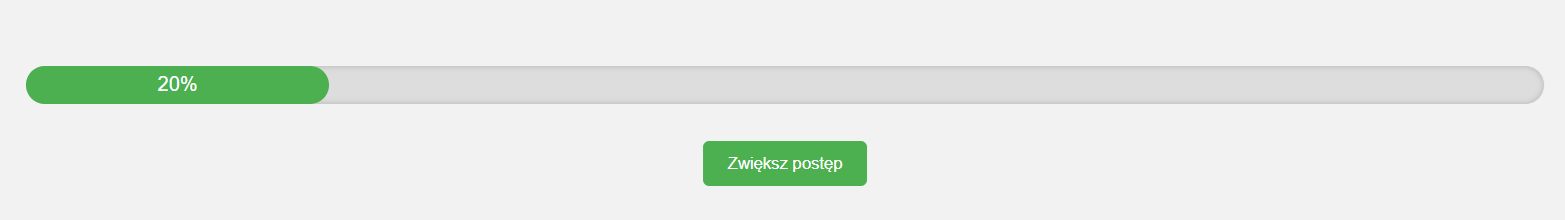 pasek postępu w JavaScript