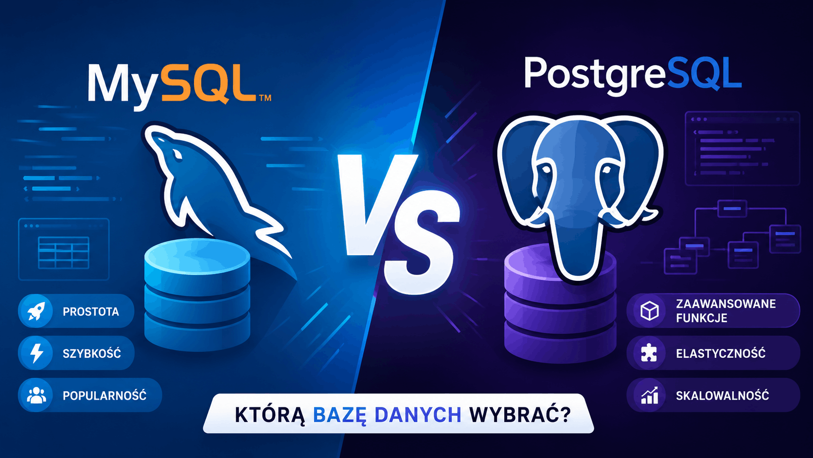 Porównanie MySQL i PostgreSQL